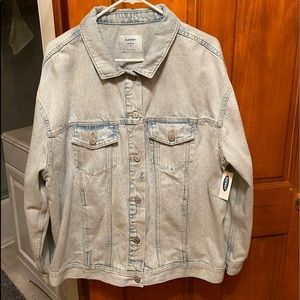 NWT Old Navy Women’s Jean Jacket Size XL